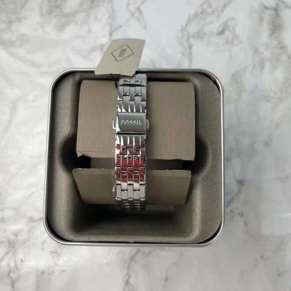 Fossil BQ3496 Tillie Three-Hand Stainless Steel Watch